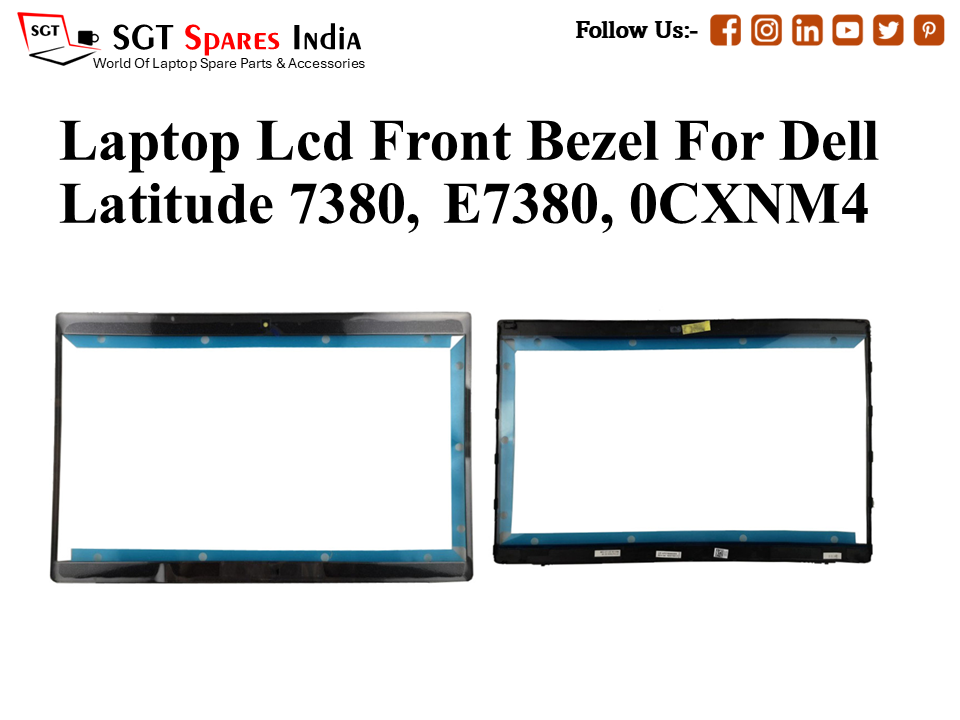 Laptop Lcd Front Bezel For Dell Latitude 7380,  E7380, 0CXNM4