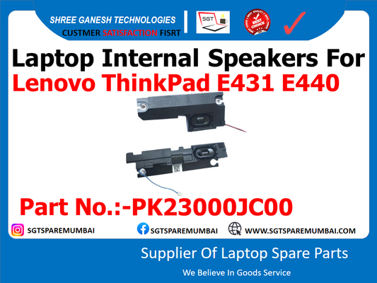 Laptop Internal Speakers For Lenovo ThinkPad E431 E440 Part No.:-PK23000JC00