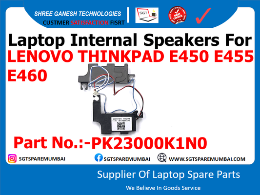 Laptop Internal Speakers For LENOVO THINKPAD E450 E455 E460 Part No.:-PK23000K1N0