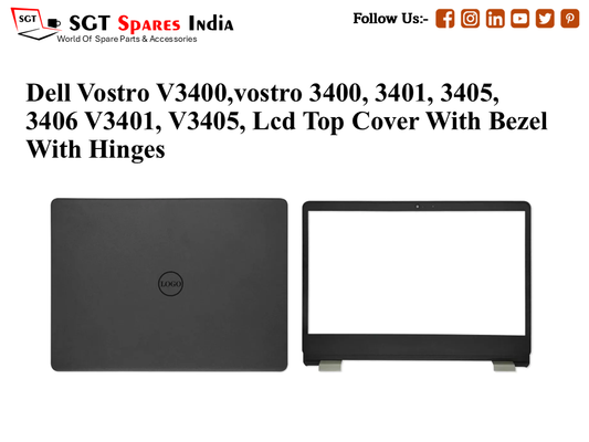 LAPTOP LCD TOP COVER WITH BAZEL FOR DELL VOSTRO V3400,vostro 3400, 3401, 3405, 3406 v3401, v345