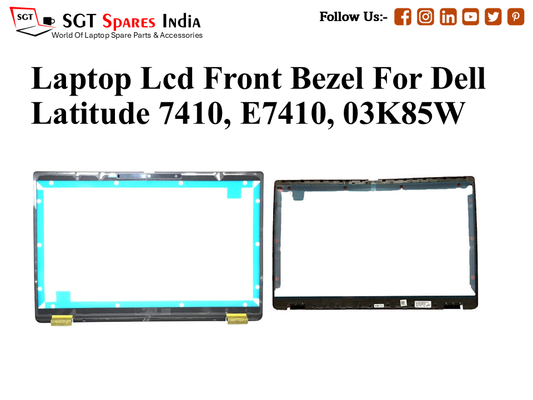 Laptop Lcd Front Bezel For Dell Latitude 7410, E7410, 03K85W