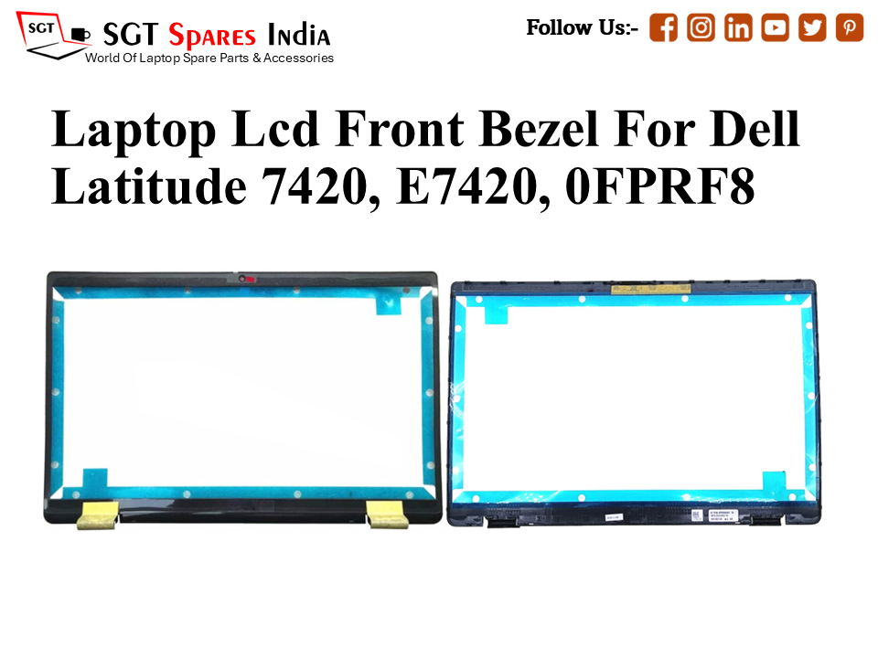 Laptop Lcd Front Bezel For Dell Latitude 7420, E7420, 0FPRF8