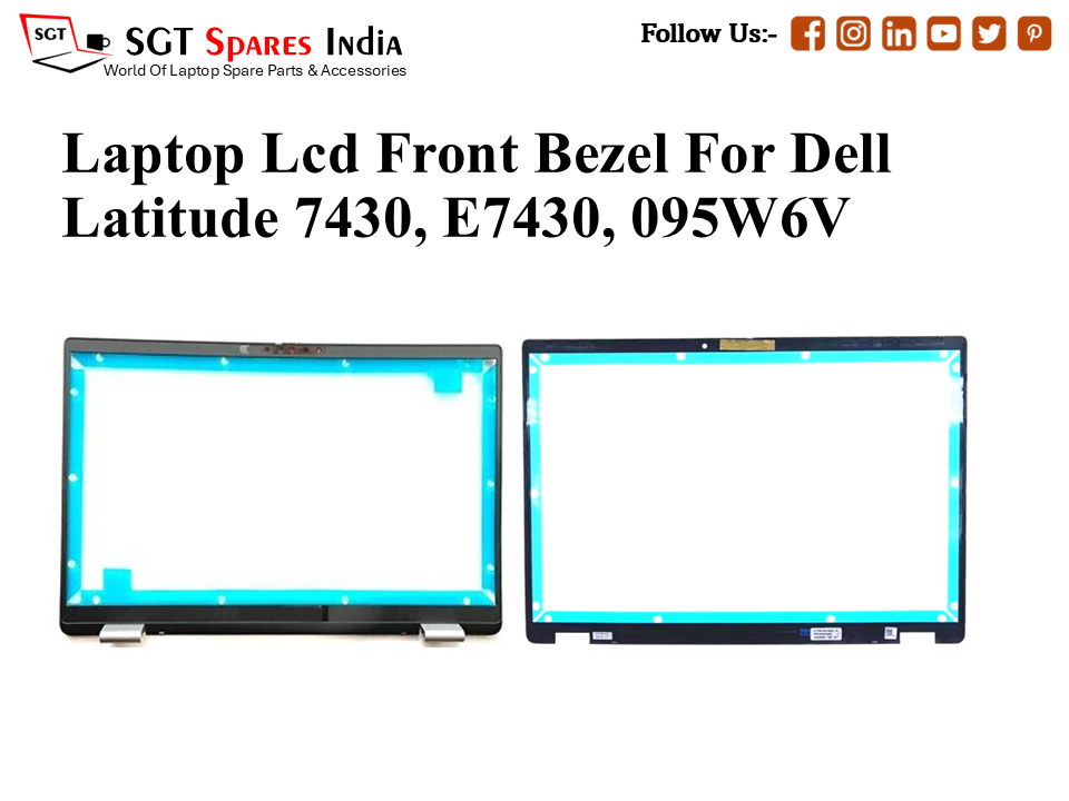 Laptop Lcd Front Bezel For Dell Latitude 7430, E7430, 095W6V