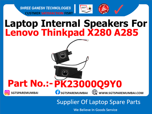 Laptop Internal Speakers For Lenovo Thinkpad X280 A285 Part No.:- PK23000Q9Y0