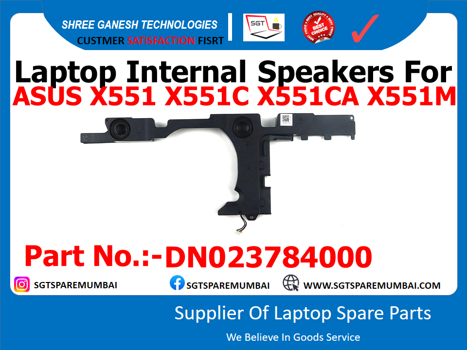 Laptop Internal Speakers For ASUS X551 X551C X551CA X551M Part No.:-DN023784000