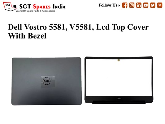 LAPTOP LCD TOP COVER WITH BAZEL FOR DELL VOSTRO 5581, V5581,