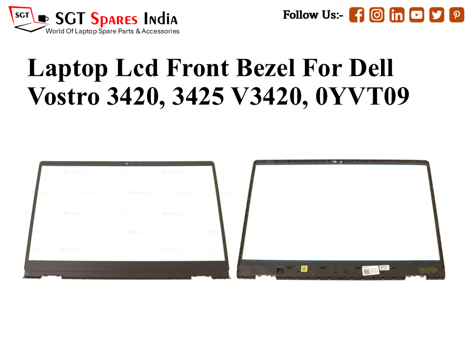 Laptop Lcd Front Bezel For Dell Vostro 3420, 3425 V3420, 0YVT09