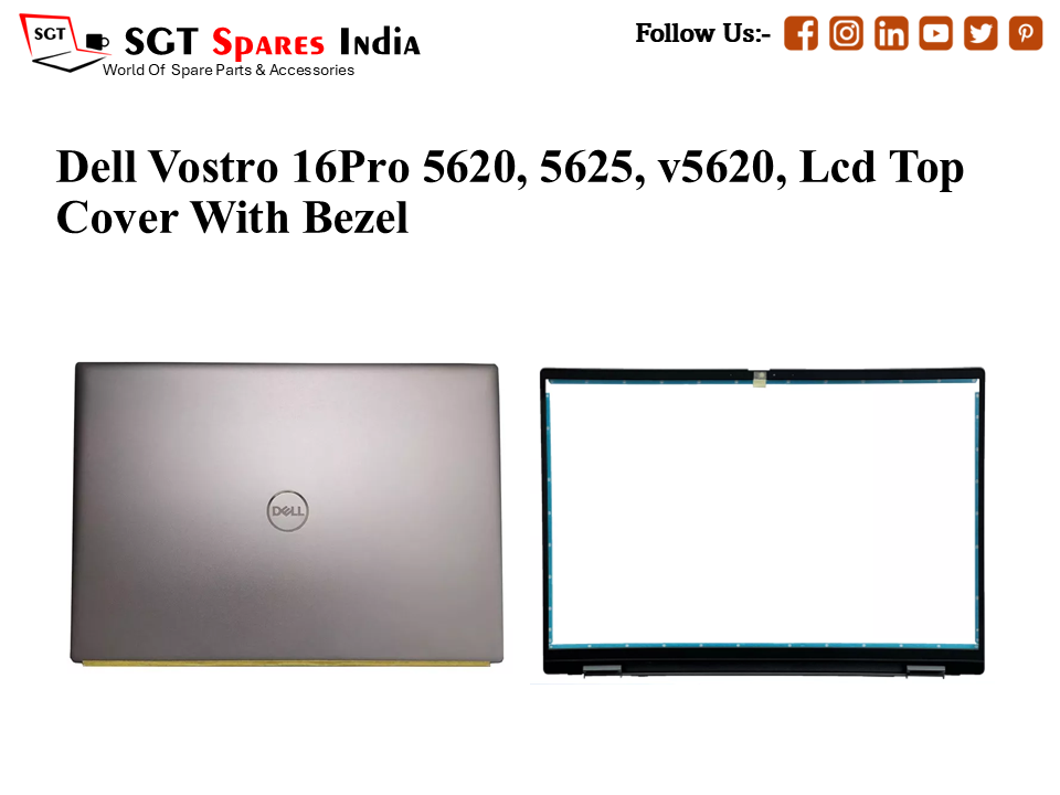 LAPTOP LCD TOP COVER WITH BAZEL FOR DELL VOSTRO 16Pro 5620, 5625, V5620, V5625