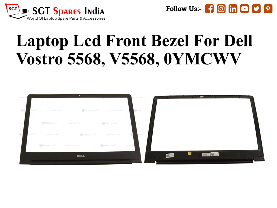 Laptop Lcd Front Bezel For Dell Vostro 5568, V5568, 0YMCWV