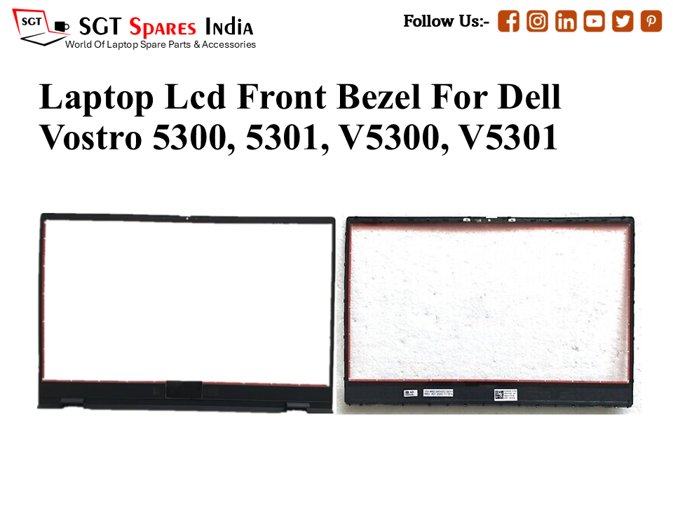 Laptop Lcd Front Bezel For Dell Vostro 5300, 5301, V5300, V5301