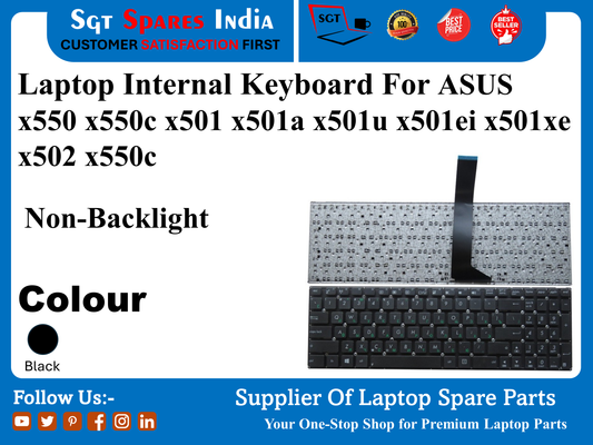 Laptop Internal Keyboard For ASUS x550 ×550c x501 ×501а x501u x501ei x501 xe x502 x550c Non-Backlight Colour Black