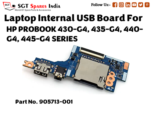 laptop Internal USB or IO board For HP PROBOOK 430 G4, 435 G4, 440 G4, 445 G4 SERIES Part no. 905713 001