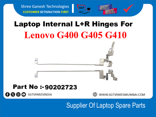 Laptop Internal L+R Hinges For Lenovo G400 G405 G410 Part No :-90202723