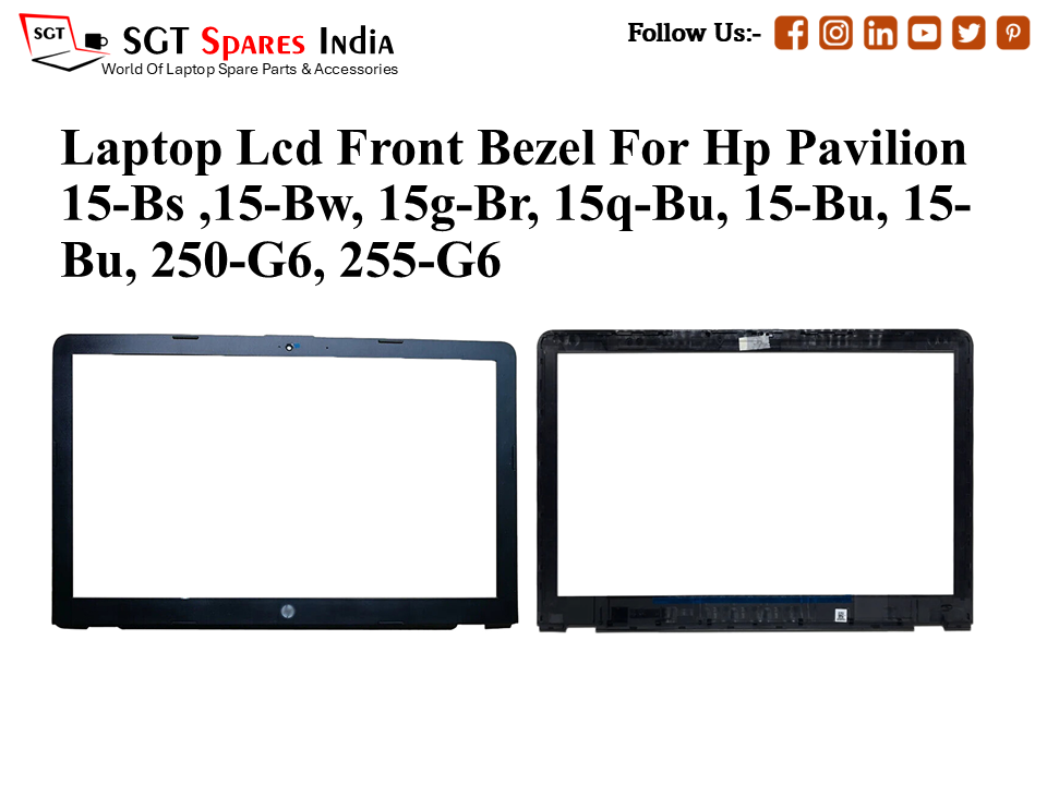 Laptop Lcd Front Bezel For Hp Pavilion
15-Bs ,15-Bw, 15g-Br, 15q-Bu, 15-Bu, 15- Bu, 250-G6, 255-G6