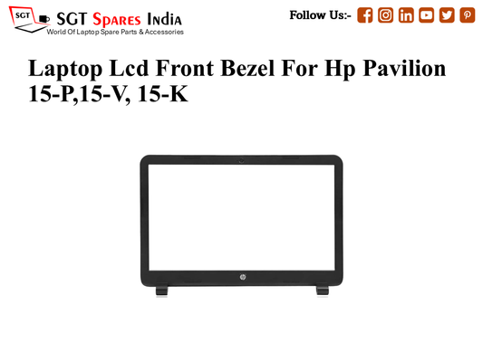 Laptop Lcd Front Bezel For Hp Pavilion 15-P,15-V, 15-K