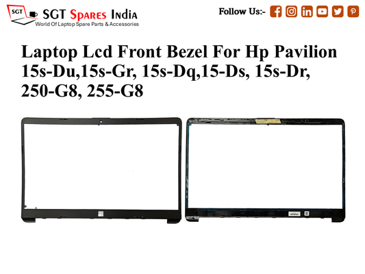 Laptop Lcd Front Bezel For Hp Pavilion 15s-Du,15s-Gr, 15s-Dq,15-Ds, 15s-Dr,
250-G8, 255-G8