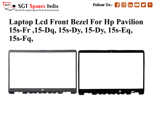 Laptop Lcd Front Bezel For Hp Pavilion 15s-Fr ,15-Dq, 15s-Dy, 15-Dy, 15s-Eq,
15s-Fq,