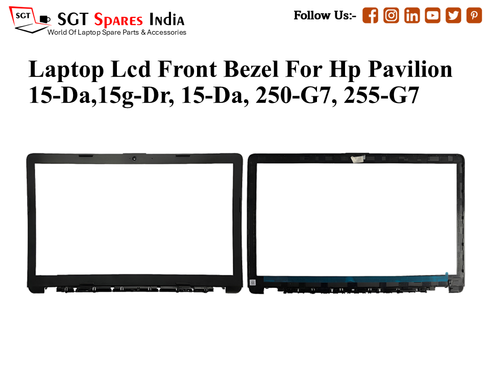 Laptop Lcd Front Bezel For Hp Pavilion 15-Da,15g-Dr, 15-Da, 250-G7, 255-G7