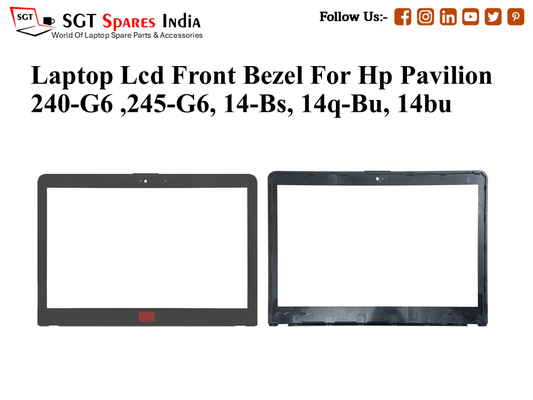 Laptop Lcd Front Bezel For Hp Pavilion 240-G6 ,245-G6, 14-Bs, 14q-Bu, 14bu