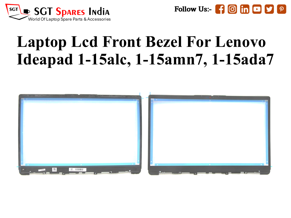 Laptop Lcd Front Bezel For Lenovo Ideapad 1-15alc, 1-15amn7, 1-15ada7