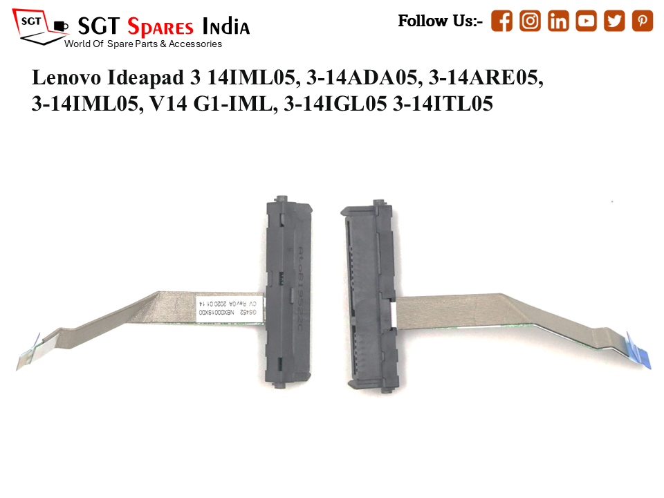 Le-novo Ideapad 3 14IML05, 3-14ADA05, 3-14ARE05, 3-14IML05, V14 G1-IML, 3-14IGL05 3-14ITL05 Laptop Hard-Disk (HDD) Cable