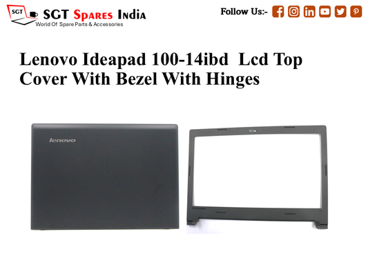 LAPTOP LCD TOP COVER WITH BAZEL FOR LENOVO IDEAPAD 100-14IBD,