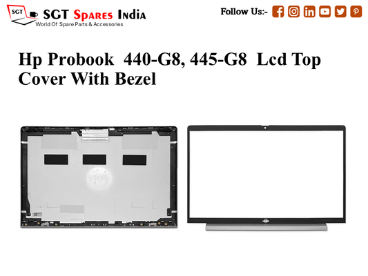 LAPTOP LCD TOP COVER WITH BAZEL FOR HP PROBOOK  440-G8,445-G8