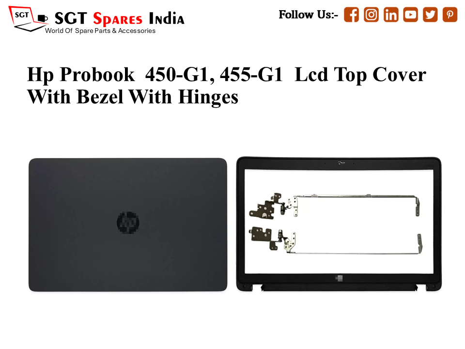 LAPTOP LCD TOP COVER WITH BAZEL FOR HP PROBOOK  450-G1,455-G1