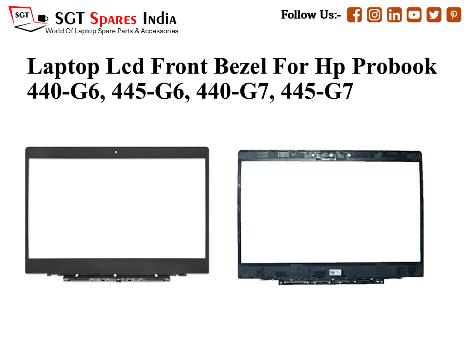 Laptop Lcd Front Bezel For Hp Probook 440-G6, 445-G6, 440-G7, 445-G7