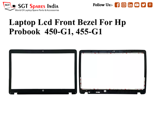 Laptop Lcd Front Bezel For Hp Probook  450-G1, 455-G1