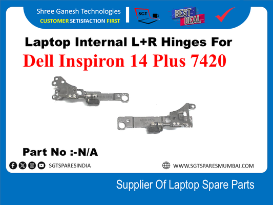 Laptop Internal L+R Hinges For Dell Inspiron 14 Plus 7420