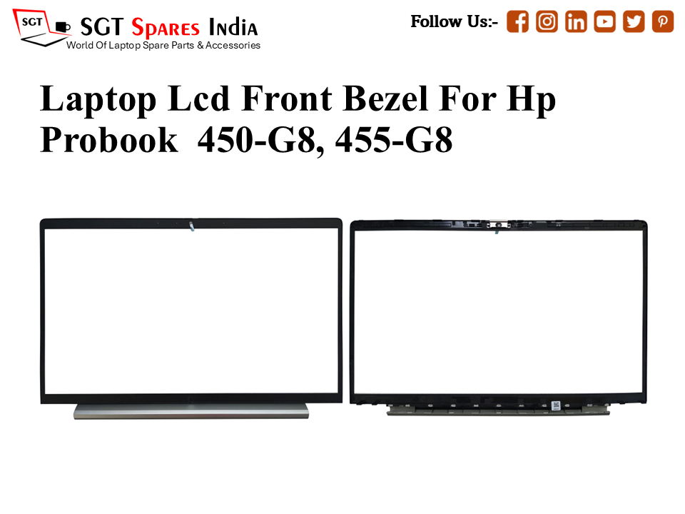 Laptop Lcd Front Bezel For Hp Probook  450-G8, 455-G8