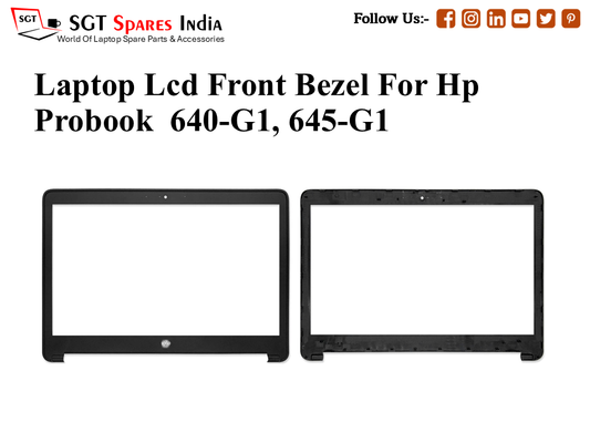 Laptop Lcd Front Bezel For Hp Probook  640-G1, 645-G1