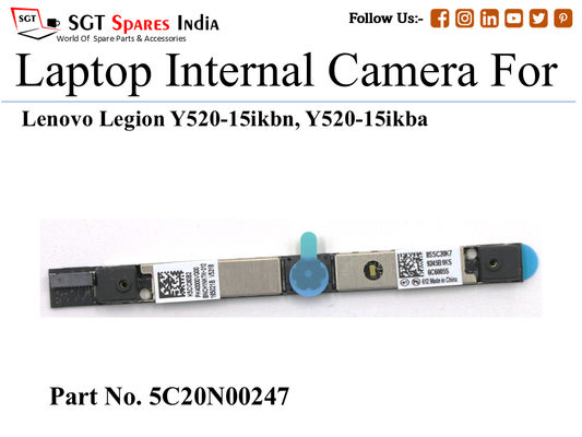 Le-novo 5C20N00247 Laptop Internal Camera For Lenovo Legion Y520-15ikbn, Y520-15ikba
