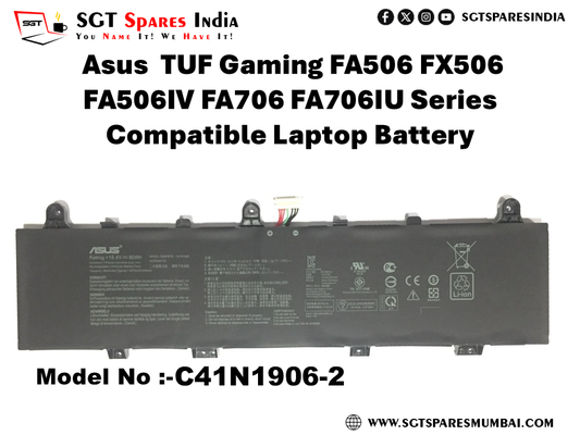 C41N1906-2 FOR  Asus  TUF Gaming FA506 FX506 FA506IV FA706 FA706IU Series Compatible Laptop Battery