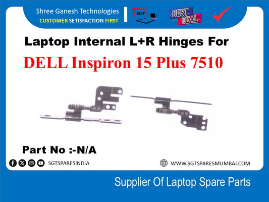 Laptop Internal L+R Hinges For DELL Inspiron 15 Plus 7510