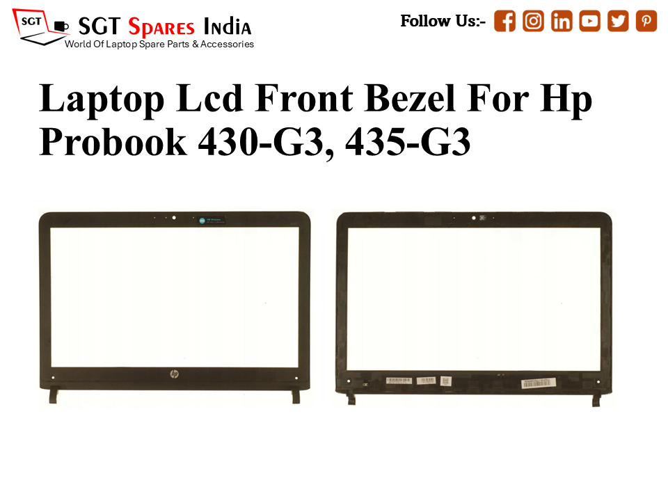 Laptop Lcd Front Bezel For Hp Probook 430-G3, 435-G3