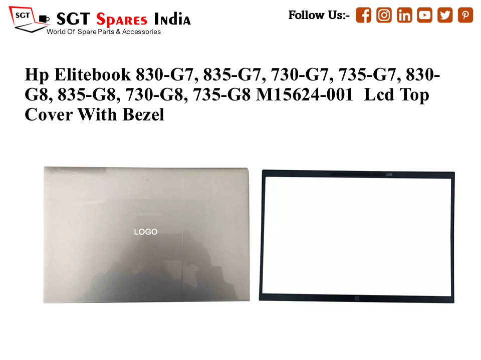 LAPTOP LCD TOP COVER WITH BAZEL FOR HP ELITEBOOK 830-G7, 835-G7, 830-G8, 835-G8