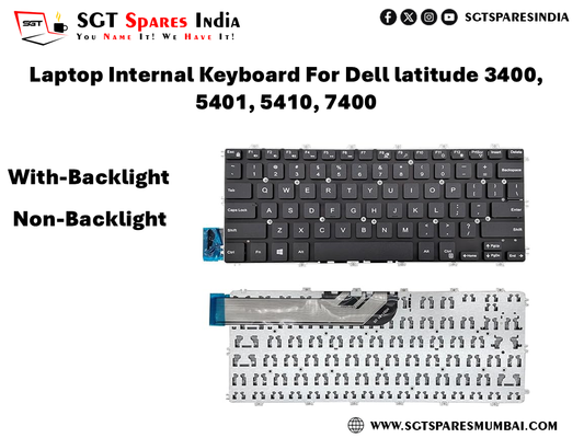 Laptop Internal Keyboard For Dell latitude 3400, 5401, 5410, 7400 With-Backlight Non-Backlight