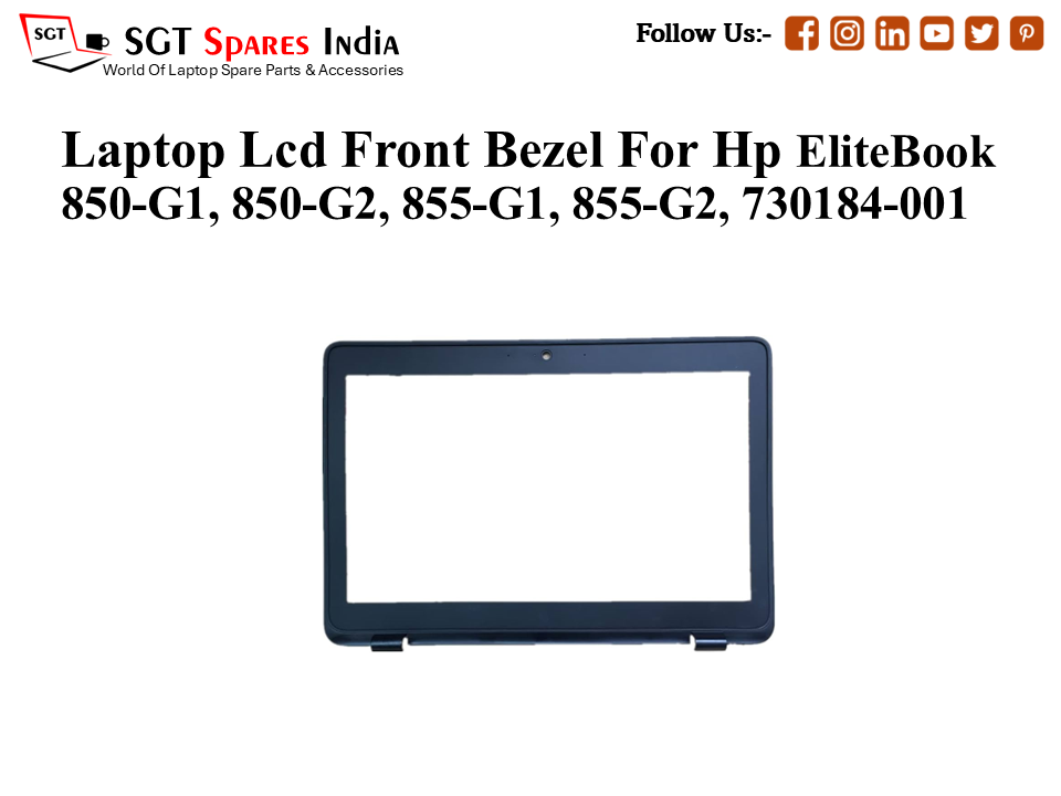 Laptop Lcd Front Bezel For Hp EliteBook 850-G1, 850-G2, 855-G1, 855-G2, 730184-001