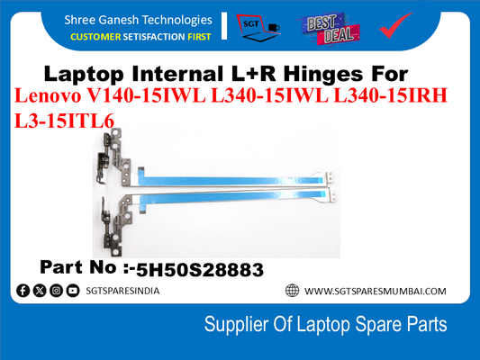 Laptop Internal L+R Hinges For Lenovo V140-15IWL L340-15IWL L340-15IRH Part No :-5H50S28883