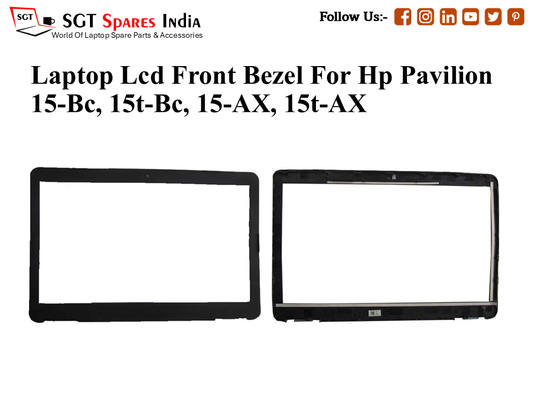 Laptop Lcd Front Bezel For Hp Pavilion 15-Bc, 15t-Bc, 15-AX, 15t-AX