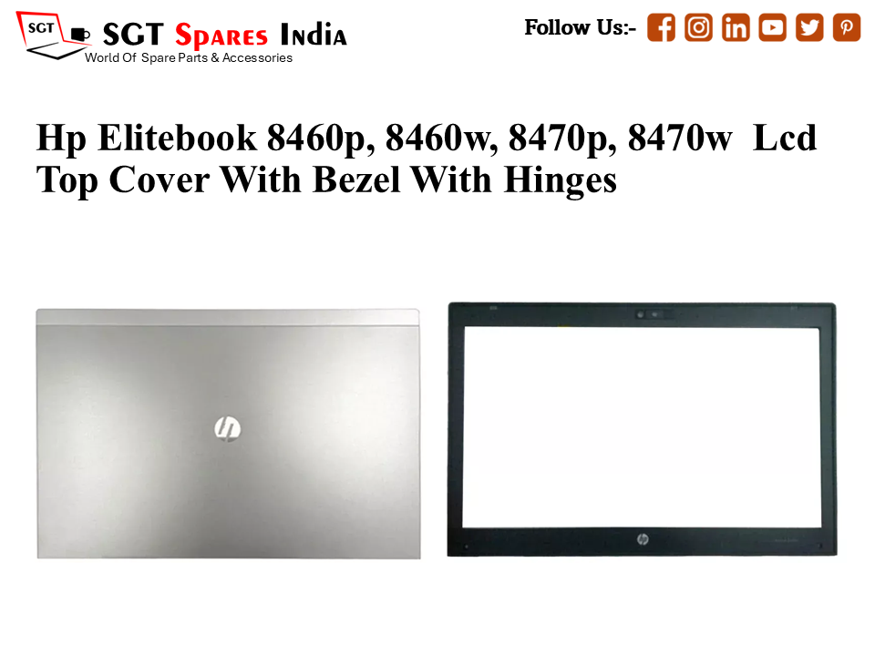 लैपटॉप एलसीडी टॉप कवर बेजल के साथ hp elitebook 8460p, 8460W, 8470P, 8470W के लिए