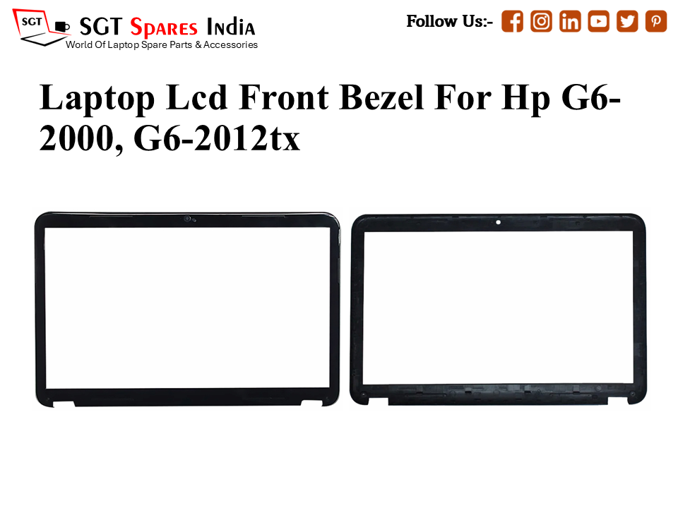 Laptop Lcd Front Bezel For Hp G6- 2000, G6-2012tx