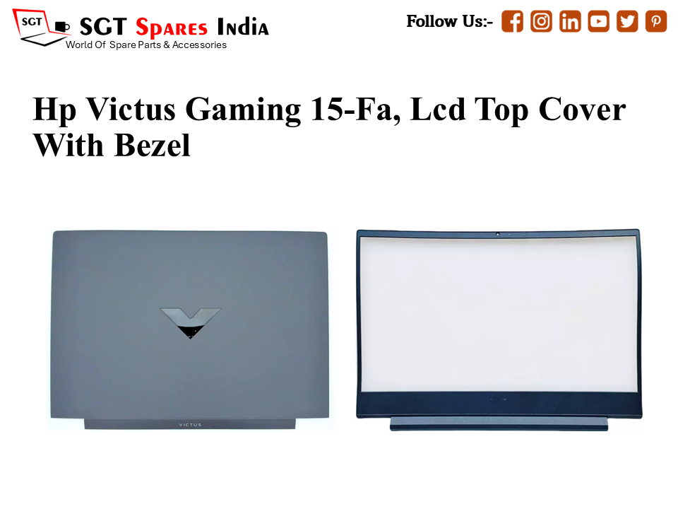 LAPTOP LCD TOP COVER WITH BAZEL FOR HP Victus GAMING 15 FA,