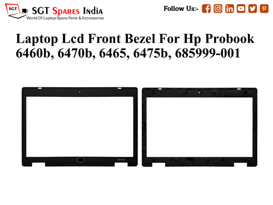 Laptop Lcd Front Bezel For Hp Probook 6460b, 6470b, 6465, 6475b, 685999-001