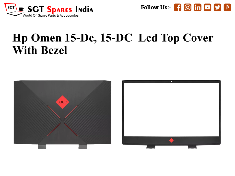 LAPTOP LCD TOP COVER WITH BAZEL FOR HP OMEN 15-DC, L24379-001