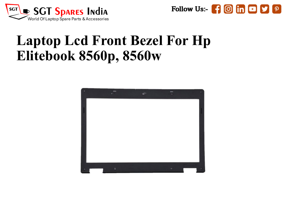 Laptop Lcd Front Bezel For Hp Elitebook 8560p, 8560w