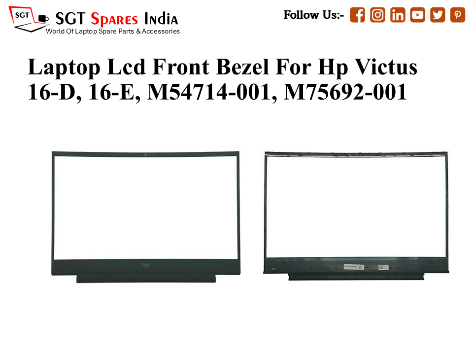 Laptop Lcd Front Bezel For Hp Victus 16-D, 16-E, M54714-001, M75692-001