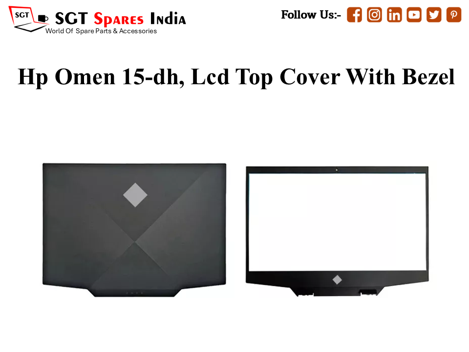 LAPTOP LCD TOP COVER WITH BAZEL FOR hp omen 15-dh, L72570-001, L57320-001